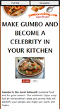Mobile Screenshot of gumbocooking.com